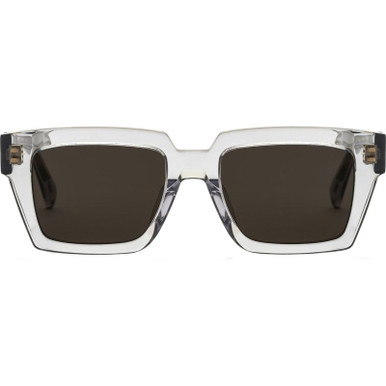 AM Eyewear Lukie Large, Ghost/Smoke Lenses