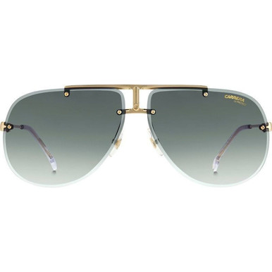 Carrera 1052/S - Gold Crystal/Green Gradient Lenses