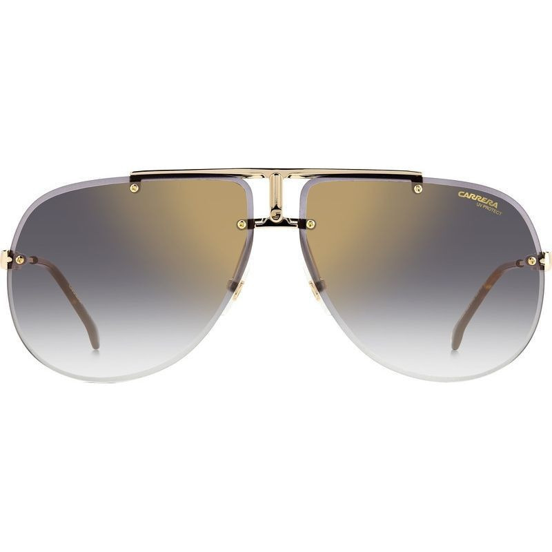 Authentic Carrera 1052/S Sunglasses, Black/Silver Frame, Blue Gradient Lenses - View #2