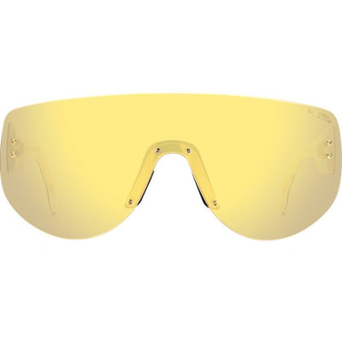 Yellow Black/Gold Mirror Lenses