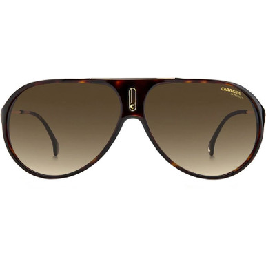 Carrera Hot 65 - Havana/Brown Gradient Lenses