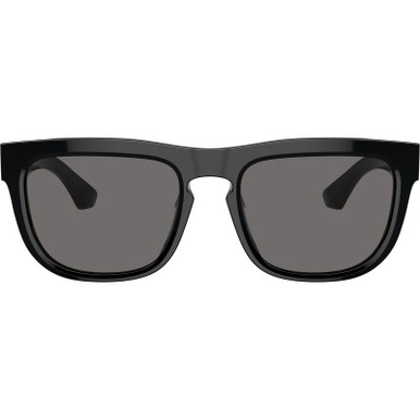 Top Black and Vintage Check/Dark Grey Polarised Lenses