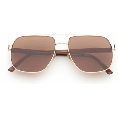 Lu Goldie Amelia, Black Coffee/Brown Lenses