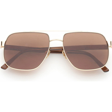 Lu Goldie Amelia - Black Coffee/Brown Lenses