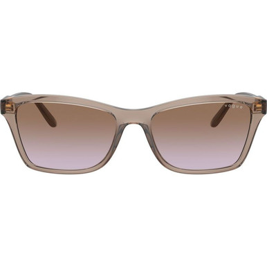 Vogue Eyewear VO5551S - Transparent Brown/Brown Violet Gradient Lenses