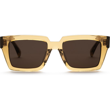 AM Eyewear Lukie, Yellow/Brown Polarised Lenses