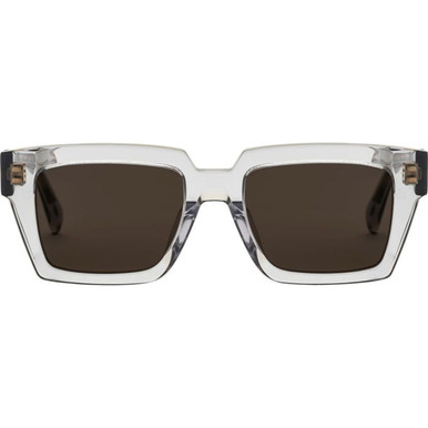 AM Eyewear Lukie Large - Ghost/Smoke Polarised Lenses