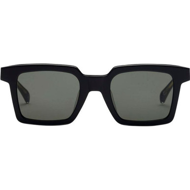 AM Eyewear Tommy Large - Black/Smoke Polarised Lenses