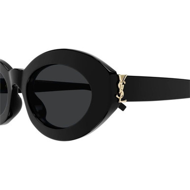 Saint Laurent SLM136 Black/Black Sunglasses | Afterpay display picture 1