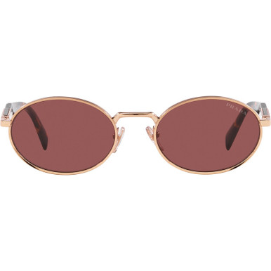 Pink Gold/Dark Violet Lenses