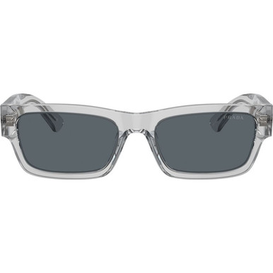 Prada PRA03S - Crystal Grey/Blue Glass Lenses