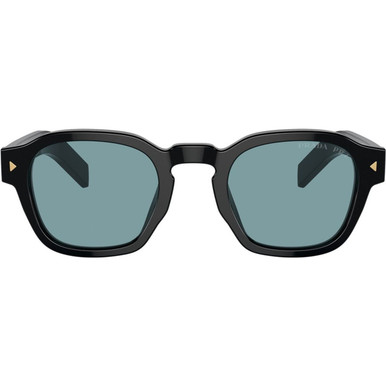 Prada PRA16S - Black/Blue Polarised Glass Lenses 52 Eye Size