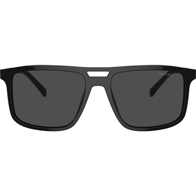Prada PRA22S - Black/Dark Grey Lenses 56 Eye Size