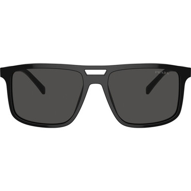 Prada PRA22S - Black/Dark Grey Lenses 56 Eye Size