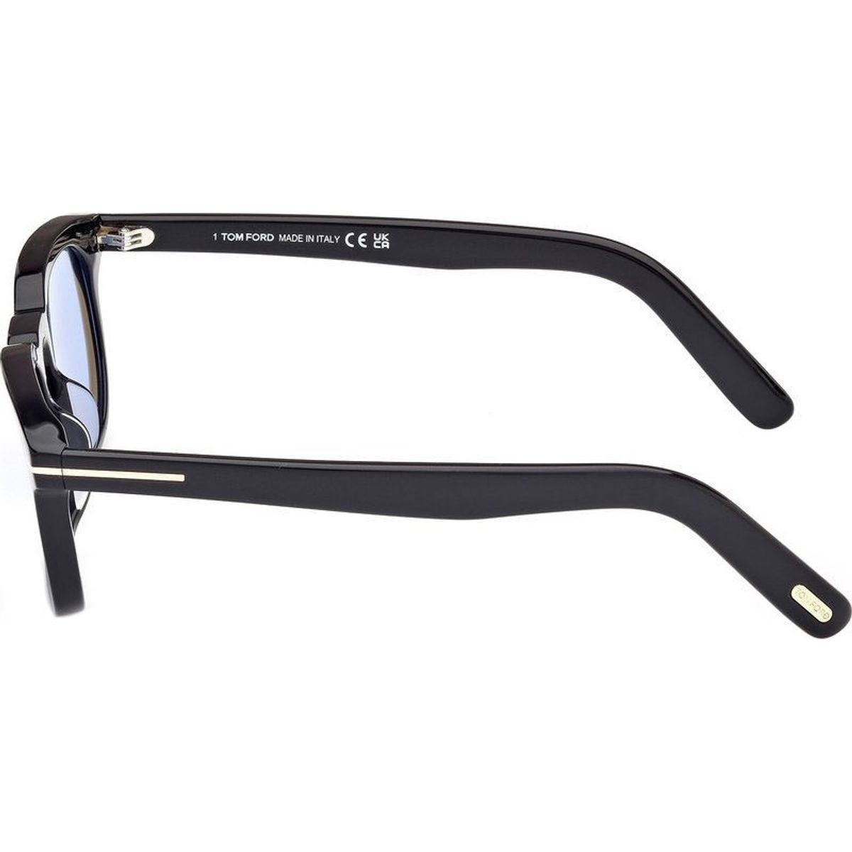 Shop the Tom Ford FT1122-D Sunglasses Shiny Black/Blue