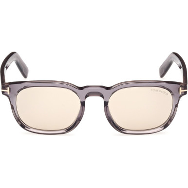 Tom Ford FT1122-D, Shiny Grey/Brown Lenses