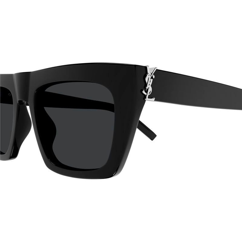 SAINT LAURENT サングラス SLM131F-001 BLACK / BLACK Saint Laurent Slm131f Black/Black Lenses | Afterpay