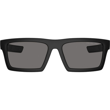 Prada Linea Rossa PS02ZSU - Matte Black/Dark Grey Polarised Lenses 55 Eye Size
