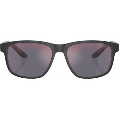 Prada Linea Rossa PS06YS - Grey Rubber/Dark Grey and Red Mirror Lenses