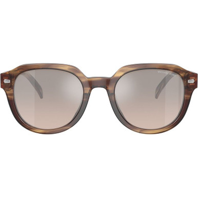 Eger MK2216U - Brown Horn/Brown Black Gradient Mirror Lenses