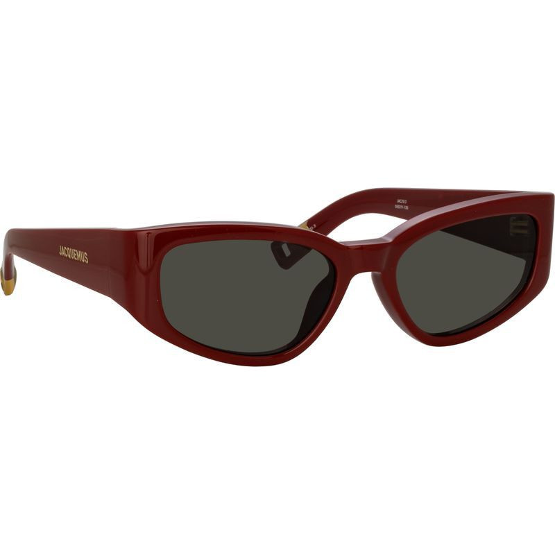 【送料&関税込】Jacquemus Gala - Burgundy Sunglasses - Unise Jacquemus Gala - burgundy – Mondello 1962