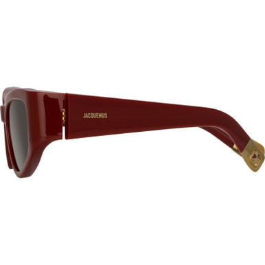 【送料&関税込】Jacquemus Gala - Burgundy Sunglasses - Unise Jacquemus Gala - Burgundy Sunglasses | italist