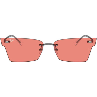 Gunmetal/Pink Lenses