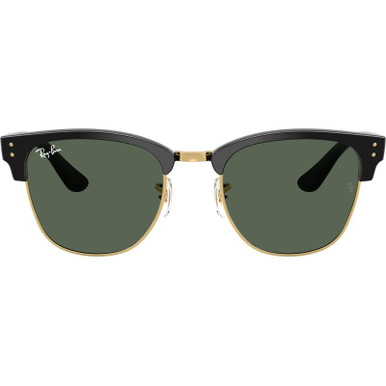 Ray-Ban Clubmaster Reverse RBR0504S - Black on Arista/Dark Green Lenses 54 Eye Size