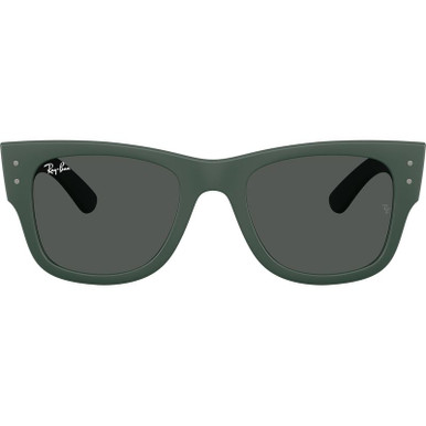 Ray-Ban Mega Wayfarer RB4840S, Sand Green/Dark Grey Lenses 52 Eye Size