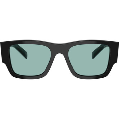 Prada PR10ZSF - Black/Petrol Green Lenses