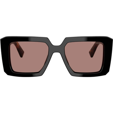Prada PR23YS - Black/Light Brown Lenses