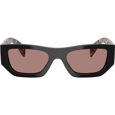 Prada PRA01S - Black/Light Brown Lenses