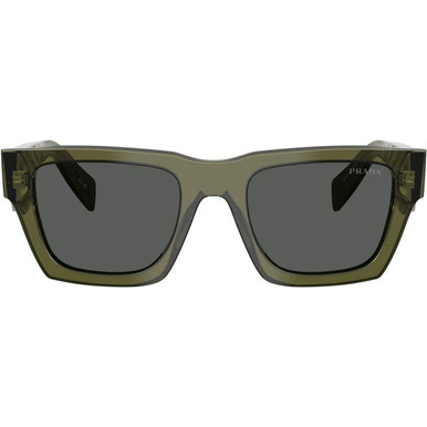 Prada PRA06S - Transparent Military/Dark Grey Lenses