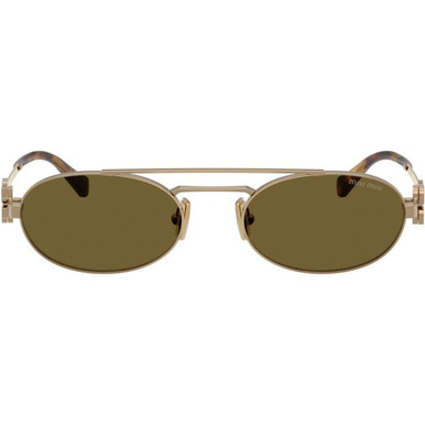＊ユーフラジー＊muska evren charm 2点 Miu Miu MU 69US - ZVN1Z1 Pale Gold | Sunglasses Woman