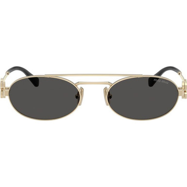 Miu Miu MU54ZS - Pale Gold/Dark Grey Lenses