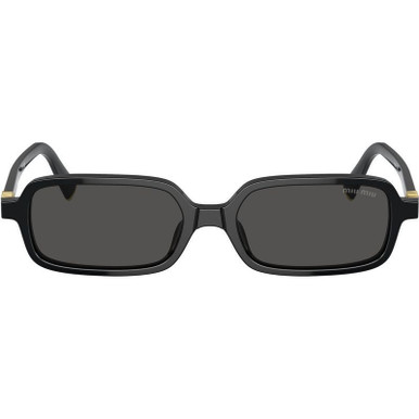 Shop the Miu Miu MU11ZS Sunglasses Havana Mahogany/Grey