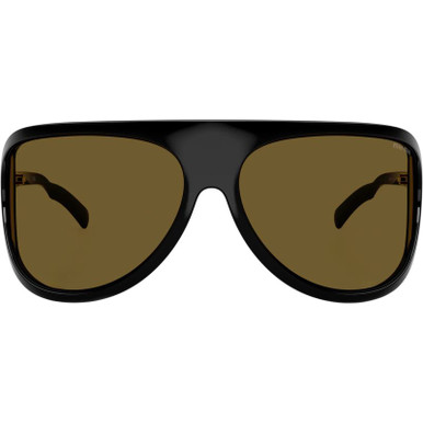 Miu Miu MUA01S - Black/Dark Brown Lenses
