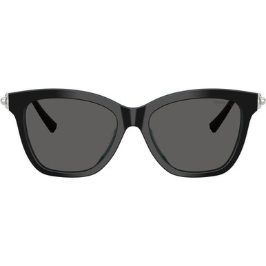 Tiffany & Co. TF4241D - Black on Tiffany Blue/Dark Grey Lenses