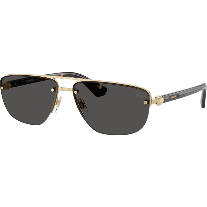 Shop the Burberry BE3164 Sunglasses Light Gold/Dark Grey