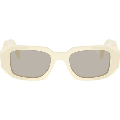 Prada PR17WS - White Milk/Light Brown Lenses