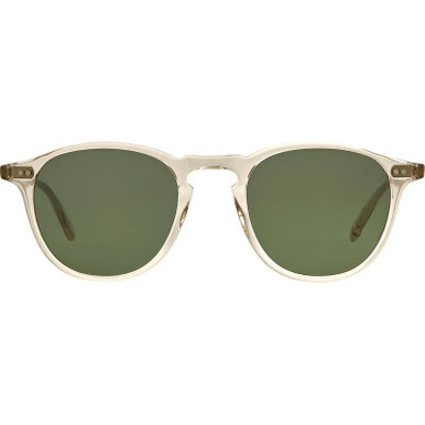 Garrett Leight Hampton - Champagne/Semi-Flat Pure G15 Glass Lenses