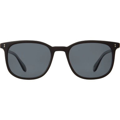 Garrett Leight Bentley - Matte Black/Navy Polarised Glass Lenses