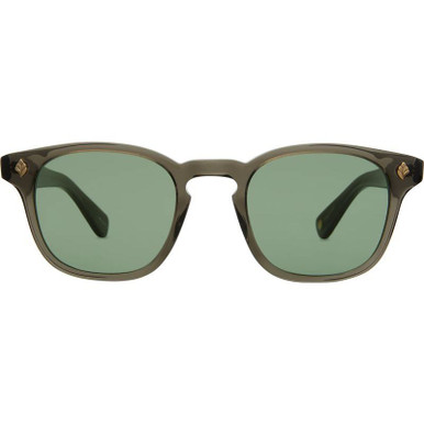 Garrett Leight Ace - Black Glass/Semi-Flat Pure G15 Glass Lenses