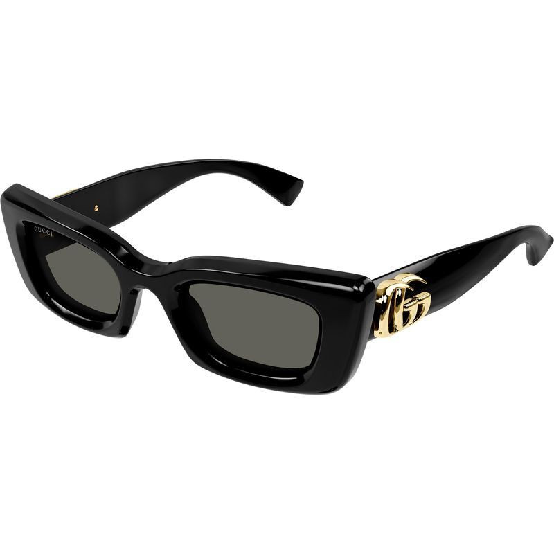 Shop the GUCCI GG1827S Sunglasses Black/Grey | Afterpay
