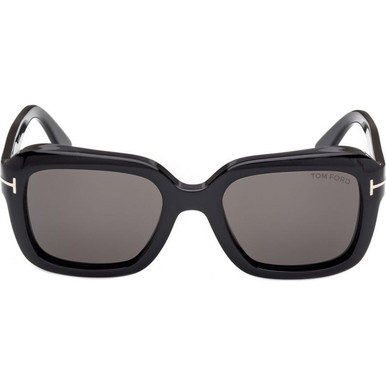 Tom Ford Natalia 02 FT1283 - Shiny Black/Smoke Lenses