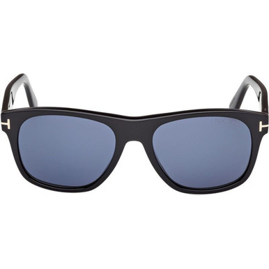 Tom Ford Marlon 02 FT1284 - Shiny Black/Blue Lenses