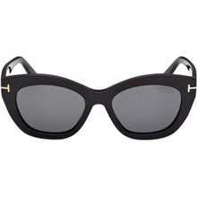 NEW TOM FORD SUNGLASSES LINDA-02 TF1285 01D WOMEN BLACK/GRAY POLARIZED FT1285 Tom Ford Linda-02 TF1285 Butterfly Sunglasses | Fashion  main image 3