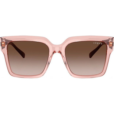 Vogue Eyewear VO5553S - Transparent Dark Pink/Brown Gradient Lenses