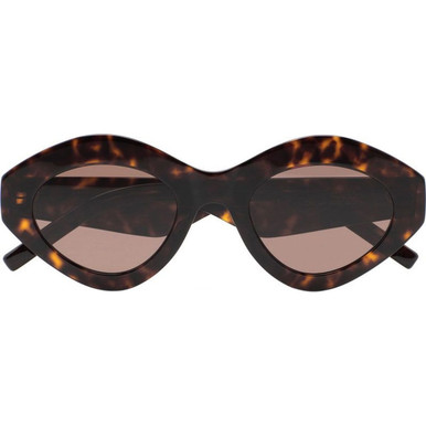 Kaleos Ailes - Dark Brown Havana/Brown Lenses