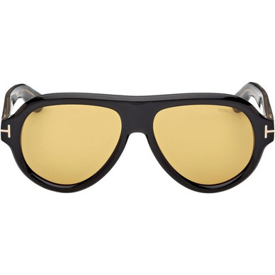 Shiny Black/Brown Lenses